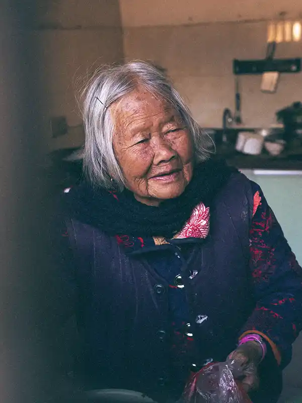 Hakka old Woman's portrait, from my collection "The Guest Families"